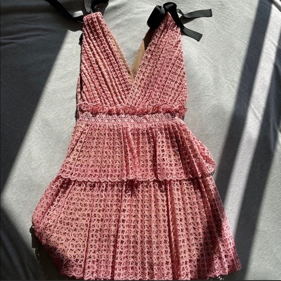 Self Portrait Pink Dress - Picture 3 of 7